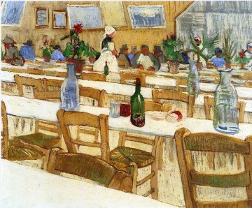 Restaurant Painting - Interior of a Restaurant Vincent van Gogh